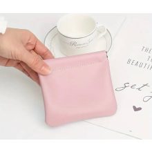 PÚDER SZÍNŰ MŰBŐR ÉKSZERTARTÓ TASAK 