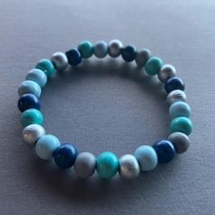 TENGER - fa gyöngy karkötő 