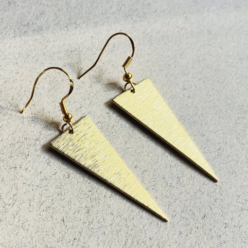 HÁROMSZÖG RÉZ FÜLBEVALÓ