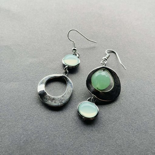 Zöld Aventurin fülbevaló 