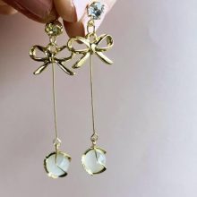 PRETTY Fehér golyós design fülbevaló