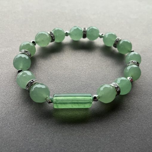 Zöld Aventurin ásvány karkötő