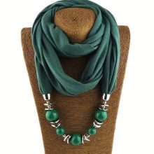 Zöld pamut design kendő