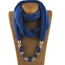 Kék pamut design kendő