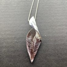 Ezüst Levél design nyaklánc