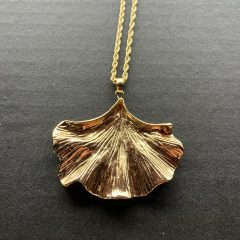 NAGY ARANY GINKO LEVÉL NYAKLÁNC