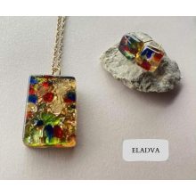 MURANO GLASS sárga - színes szett 