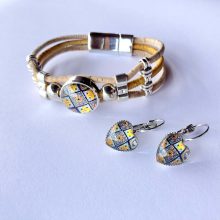 PORTUGÁL AZULEJO CSEMPE MINTÁS CORDART SZETT