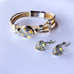 PORTUGÁL AZULEJO CSEMPE MINTÁS CORDART SZETT