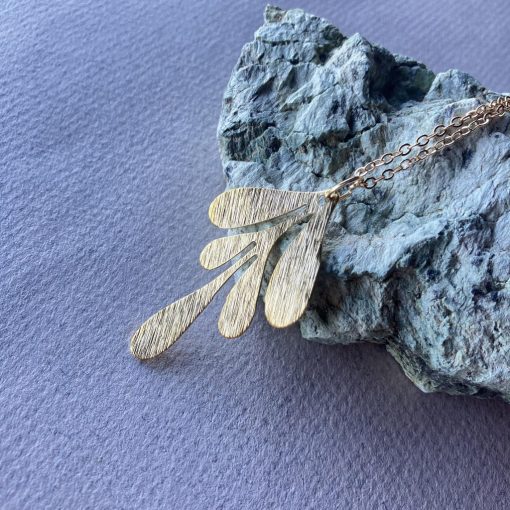 TÖLGY LEVÉL SÁRGARÉZ MEDÁL