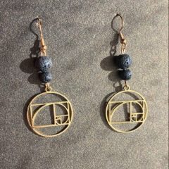 ARANYMETSZÉS SÁRGARÉZ FÜLBEVALÓ