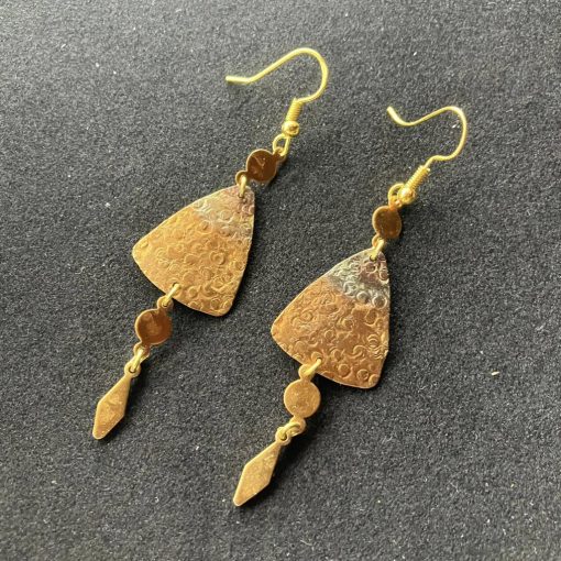 Egyedi Réz fülbevaló 