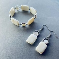 Törtfehér Shell Pearl szett 